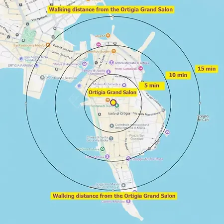 Ortigia Grand Salon - Extra Spacious Primelocation Caraccess *